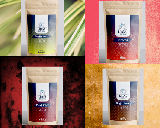 High protein snack made from sushi grade Ahi tuna